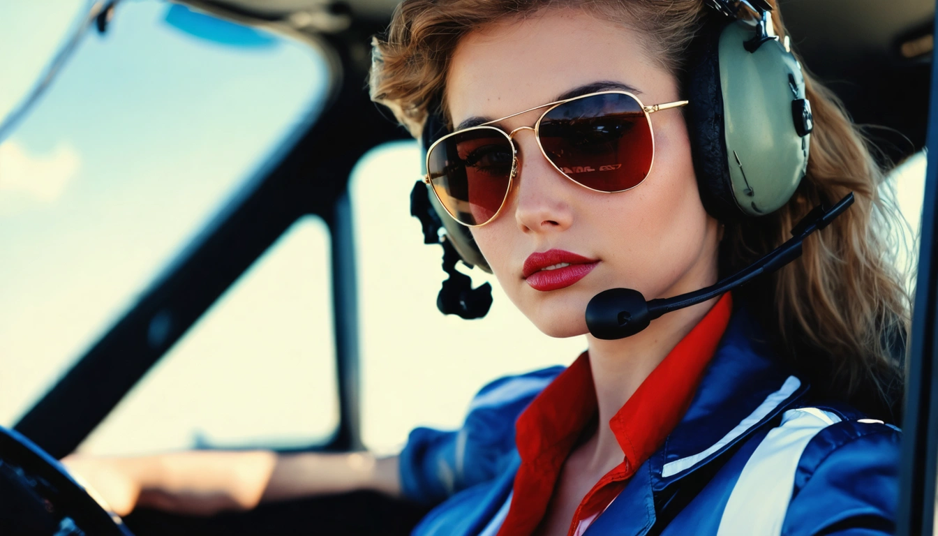 aviator Pin Up